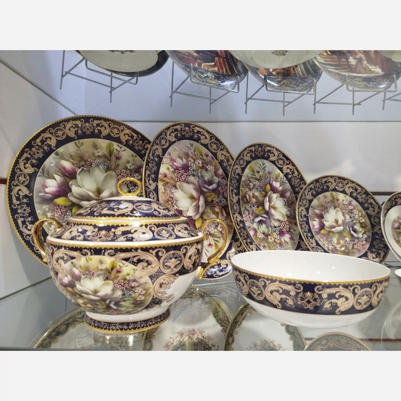 سرویس چینی 18 نفره 135 پارچه باواریا کد 555 با ارسال رایگان