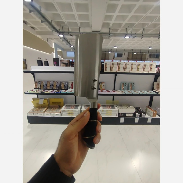 ست کارد ساطور 9 پارچه Beller کد 523 مشکی با ارسال رایگان