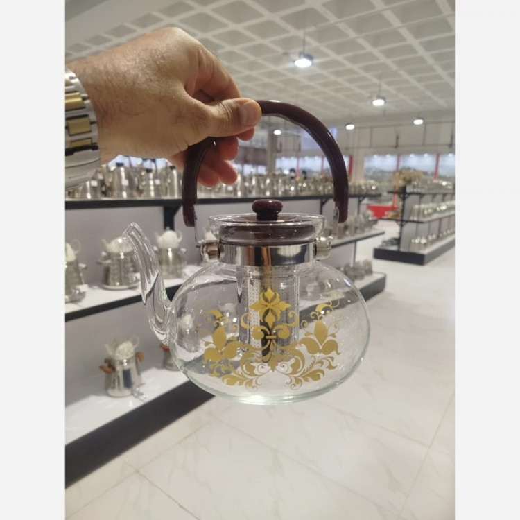 کتری پیرکس 1600 میل گل طلایی کد 0160 شعله مستقیم با ارسال رایگان