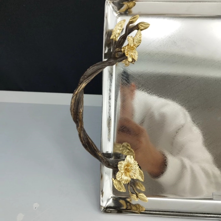 سینی پذیرایی استیل RHYTON مدل لیلیان کد 10746 با ارسال رایگان