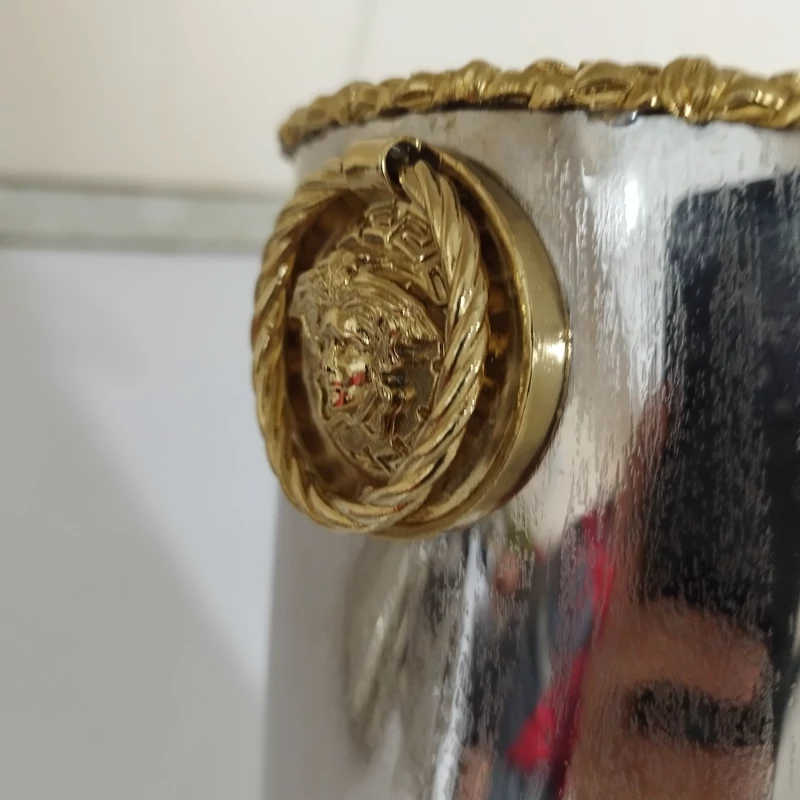 سطل زباله لبه دار استیل RHYTON مدل النا کد 10594 با ارسال رایگان
