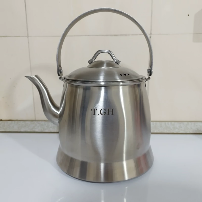 کتری استیل 3.5 لیتر قیطاسی کد 402000 T.GH با ارسال رایگان