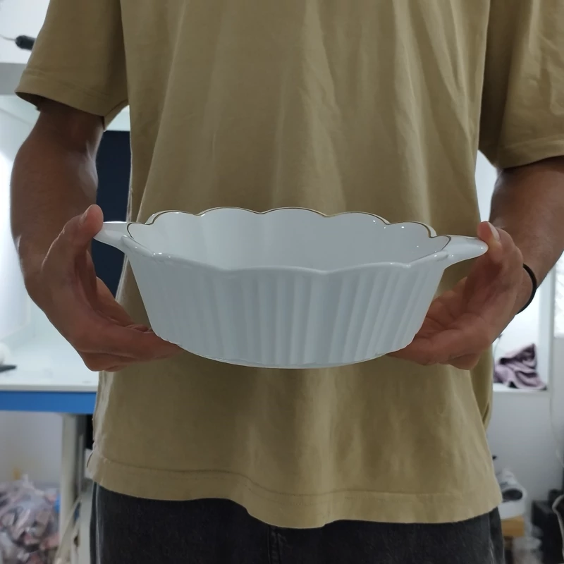 تابه گرد سرامیک آماتیس لب طلا مدل ابری کد 763 با ارسال رایگان