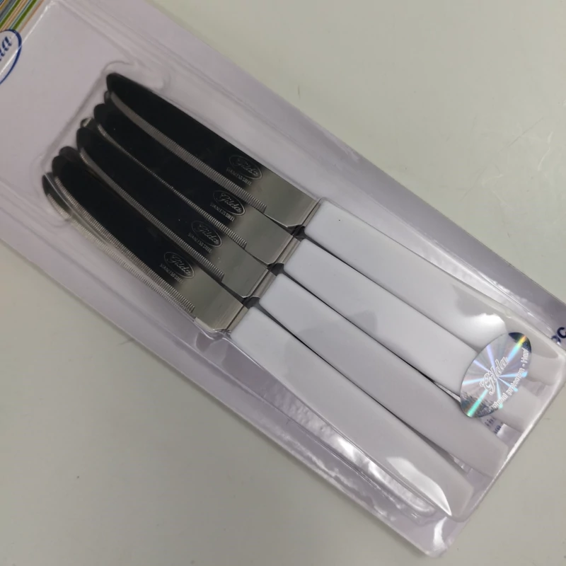 چاقو میوه خوری اره ای گیلدا برزیلی کد 002 در 3 رنگ بسته 12 عددی با ارسال رایگان