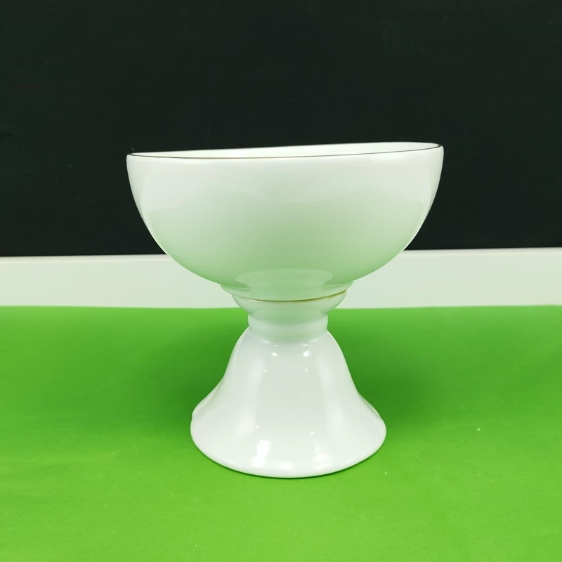 شکلات خوری پایه دار چینی مدل دیپلمات بسته 1 عددی ارسال رایگان