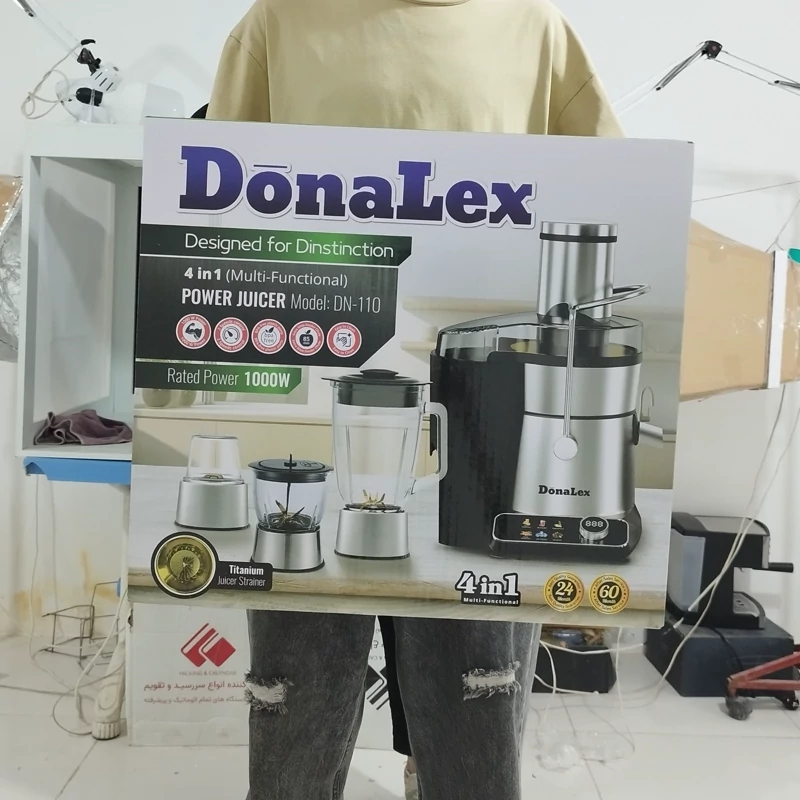 آبمیوه گیری 4 کاره دونالکس مدل DN-110 با ضمانت 18 ماهه ارسال رایگان