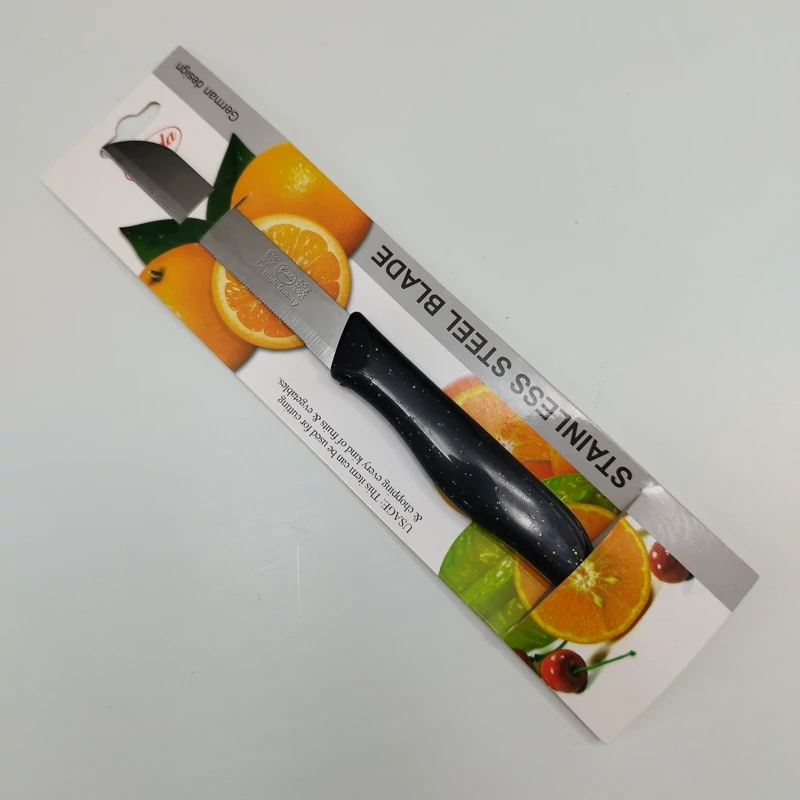 چاقو میوه خوری اره ای گیلدا کد 068 رنگ مشکی بسته 2 عددی ارسال رایگان