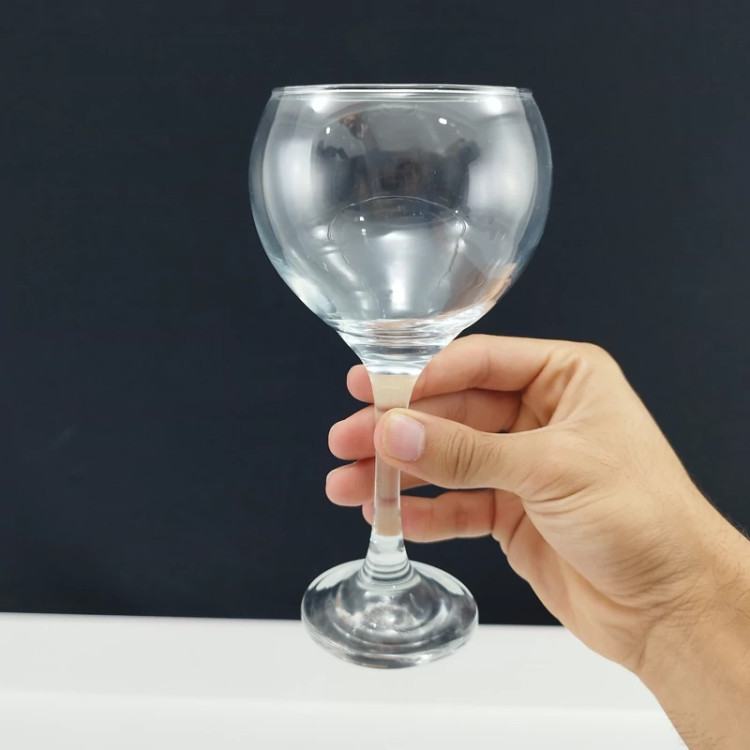 لیوان پایه دار ساچی مدل بیسرو کد 3432J بسته 6 عددی ارسال رایگان