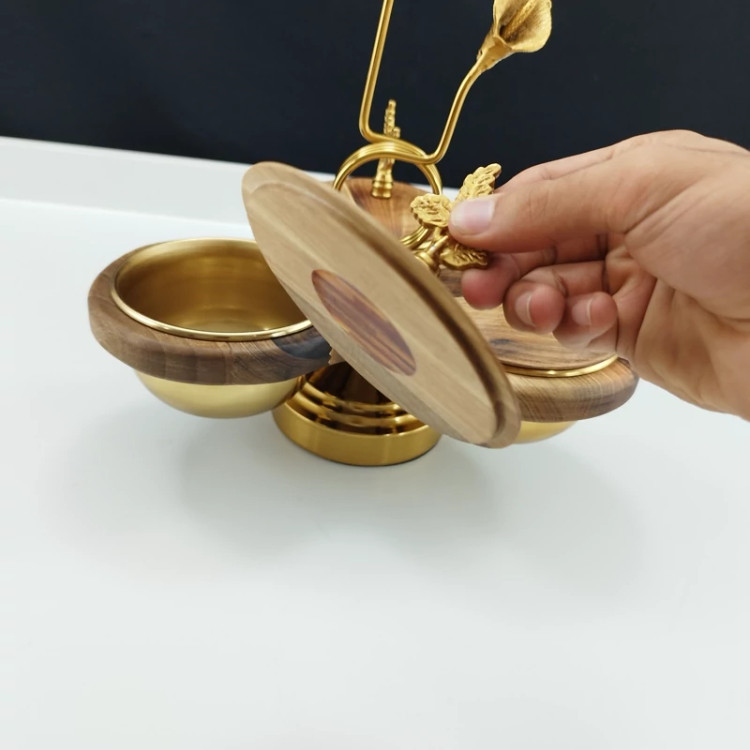 ست 5 پارچه چوبی دسته فلزی لیلیوم ارسال رایگان