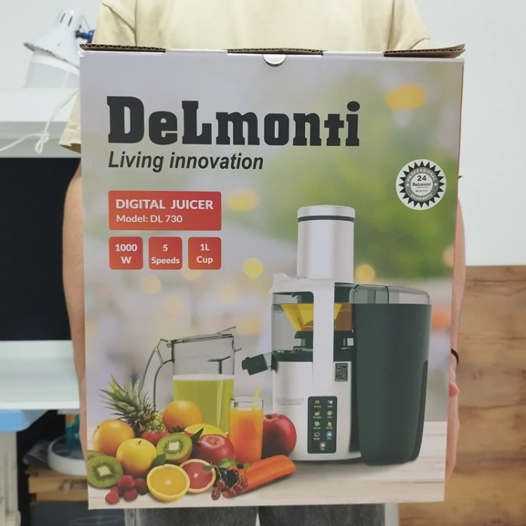 آبمیوه گیری تک کاره دلمونتی مدل DL-730 با ضمانت 18 ماهه ارسال رایگان