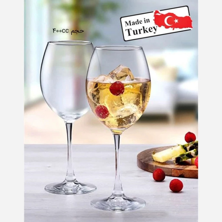 لیوان پایه دار جفتی پاشاباغچه مدل انوتکا کد 44728 بسته 2 عددی ارسال رایگان