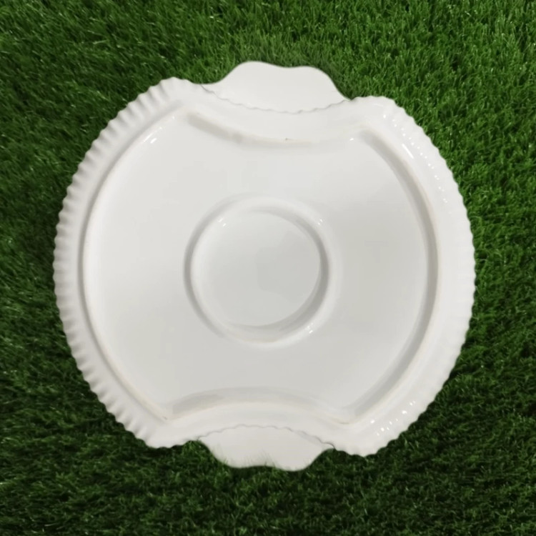 تابه گرد سرامیک آماتیس لب طلا مدل شیاردار بزرگ کد 756G ارسال رایگان