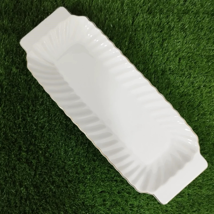 رولت خوری سرامیک آماتیس لب طلا مدل انگشتی کد 762G ارسال رایگان