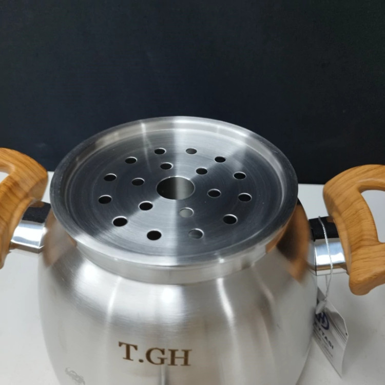 کتری روگازی استیل 3.5 لیتر برند قیطاسی T.G.H کد 4005 کارتن 4 عددی با ضمانت 15 ماهه ارسال رایگان
