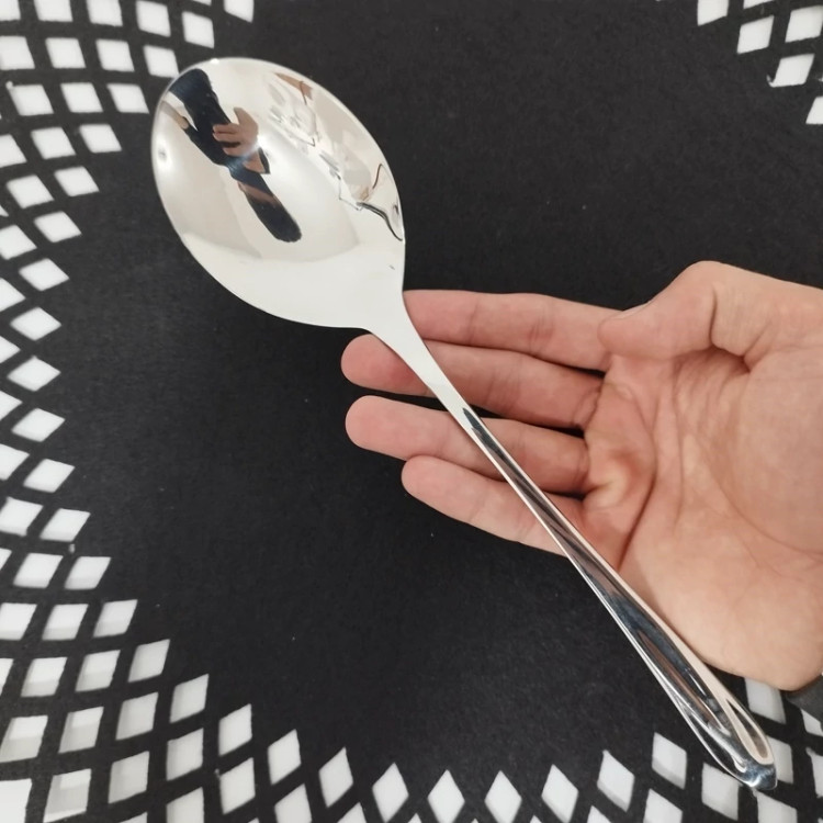 قاشق خورشت استیل نگیر گیلدا مدل الماسی کد 163 بسته 1 عددی با ارسال رایگان