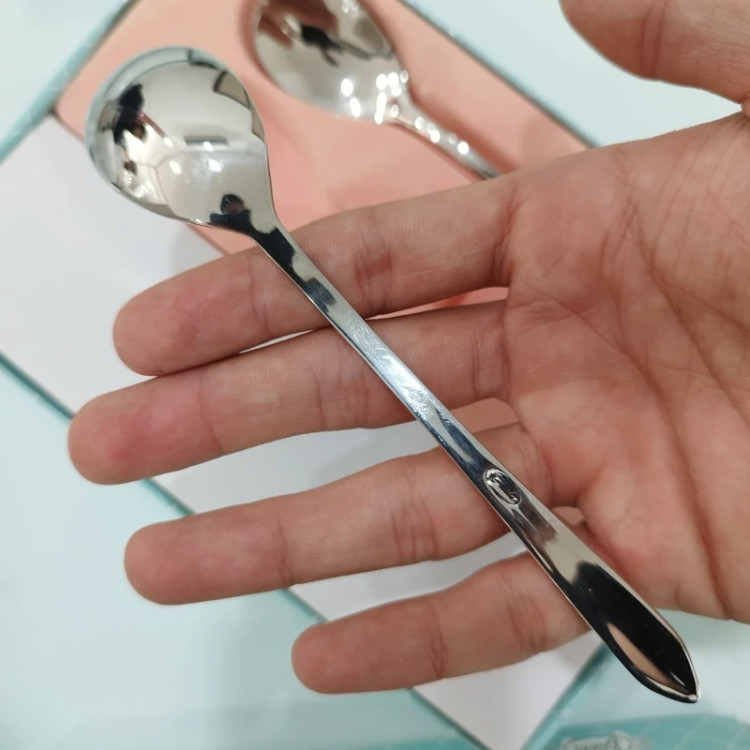 قاشق مربا استیل نگیر گیلدا مدل الماسی کد 163 بسته 12 عددی ارسال رایگان