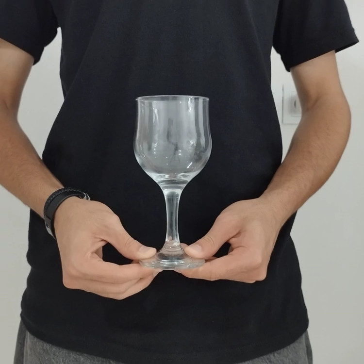 لیوان پایه دار پاشاباغچه مدل تولیپ کد 44162 بسته 6 عددی ارسال رایگان