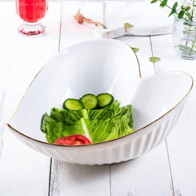 کاسه سرامیک آماتیس بزرگ لب طلا کد 730G با ارسال رایگان