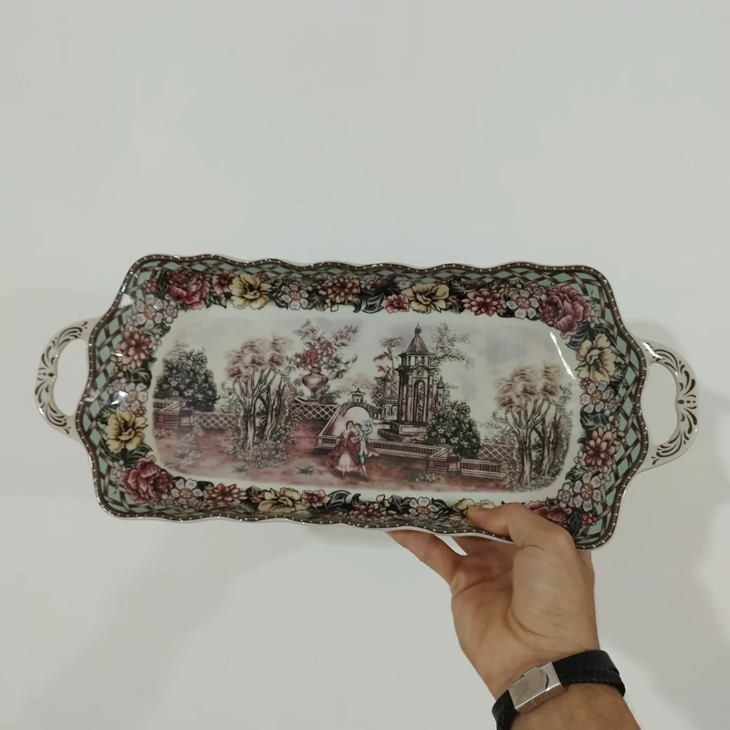 رولت خوری چینی BAVARIA متوسط مدل گاردن دیت 026A با ارسال رایگان