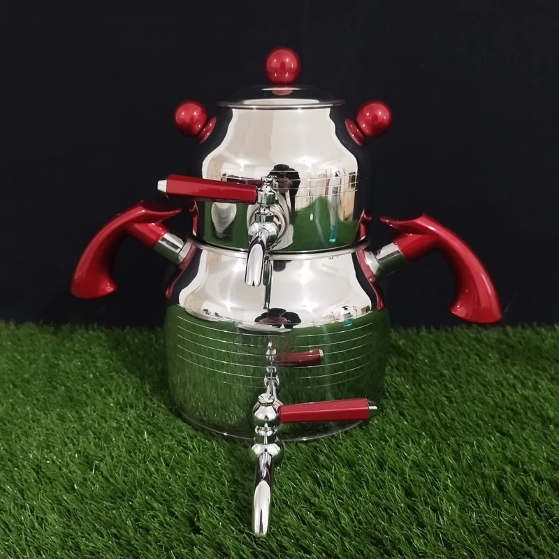 کتری و قوری روگازی استیل 3 لیتر ریور کد 2160 با ارسال رایگان