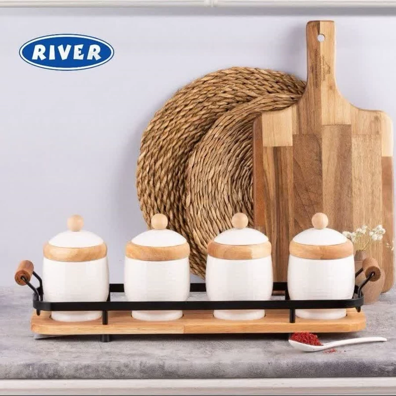 ست ادویه 4 تایی برند RIVER مدل 4916 با ارسال رایگان