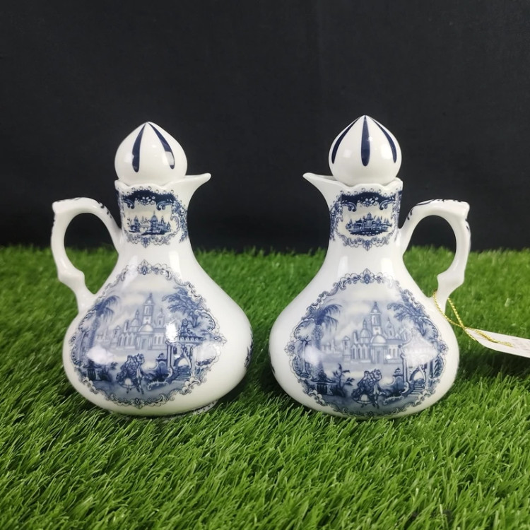 آبلیمو خوری چینی جفتی باواریا مدل آکسفورد دالبر آبی کد 002 بسته 2 عددی با ارسال رایگان