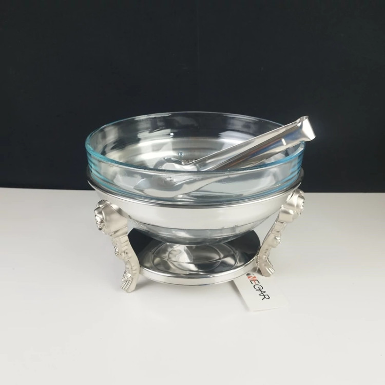 سوفله استیل سالاد خوری نگار مدل رز کد 808 با ارسال رایگان