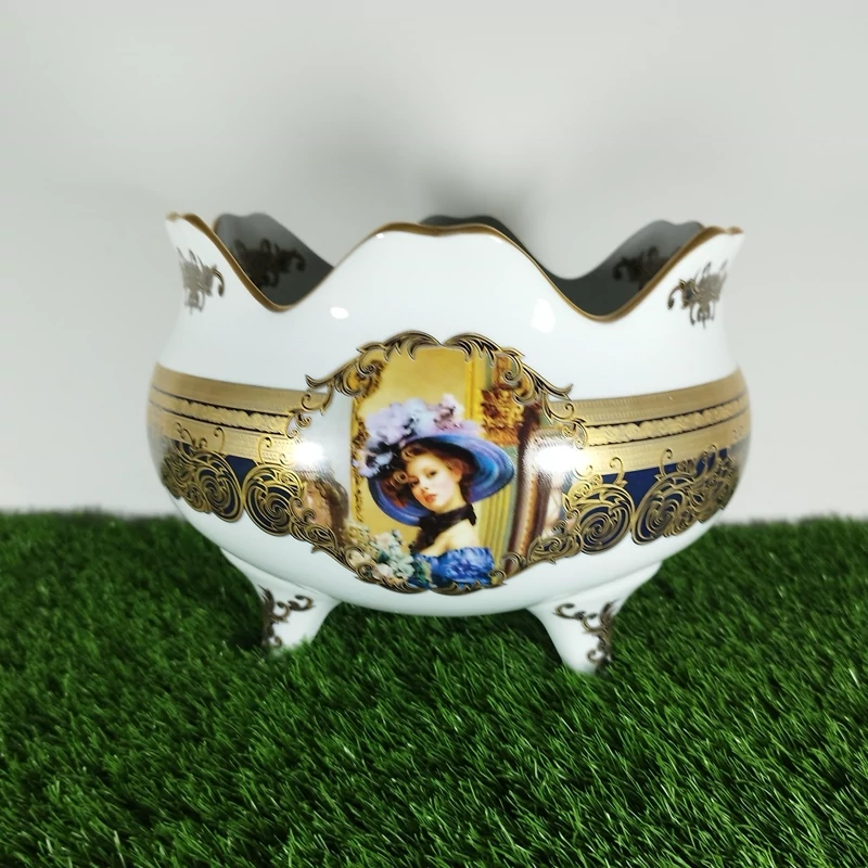 شکلات خوری سه پایه چینی BAVARIA بزرگ مدل پرنس 155p با ارسال رایگان