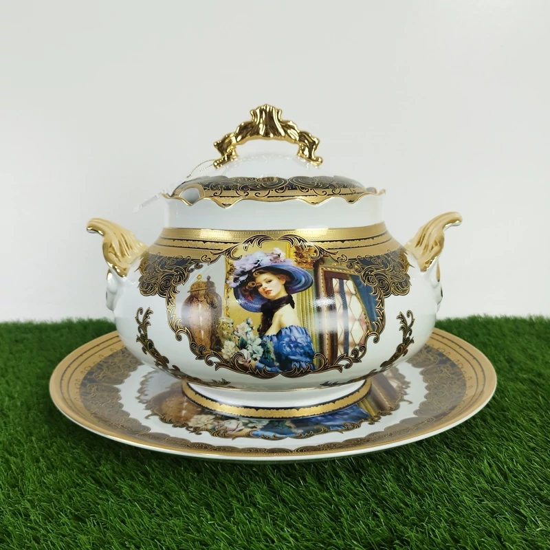 سوپ خوری و دیس چینی BAVARIA مدل پرنس 1002p با ارسال رایگان