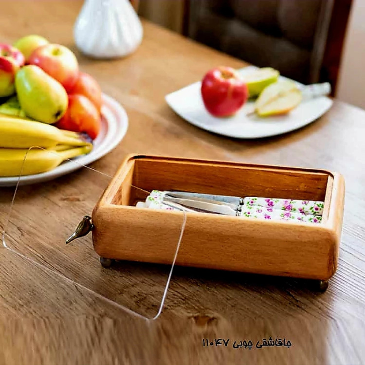 جعبه پذیرایی یا تی بگ چوبی کد 110471 با ارسال رایگان