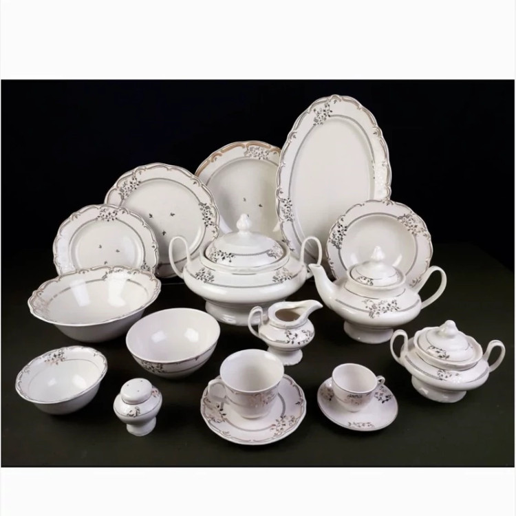 سرویس چینی 98 پارچه پردیس مدل پائولا (12 نفره)