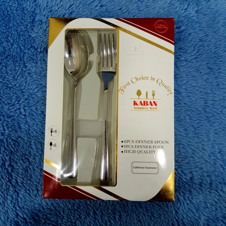 قاشق و چنگال استیل آهنربانگیر کابان 200 بسته 12 عددی با ارسال رایگان
