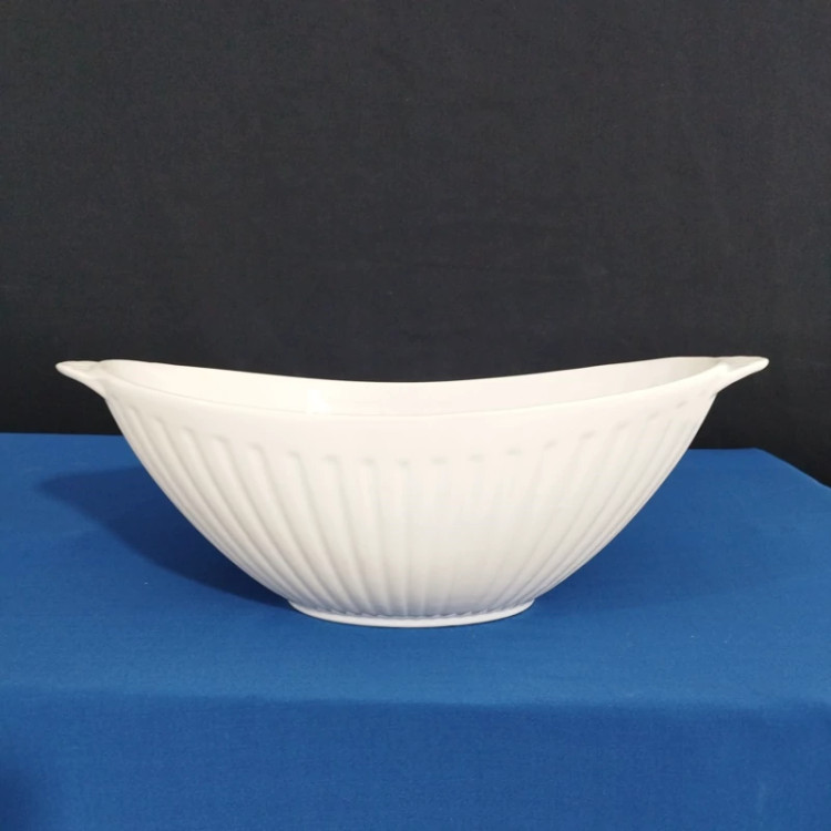 کشکول دسته دار سرامیک آماتیس مدل شیار دار کد 53