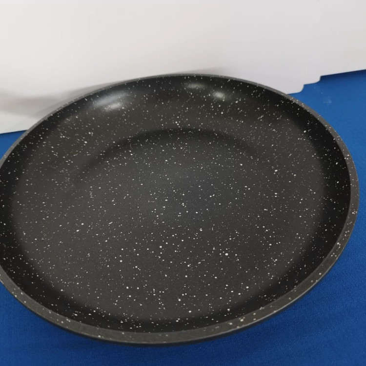 تابه گرانیتی تک دسته سایز 24 برند فورته مشکی FORTE