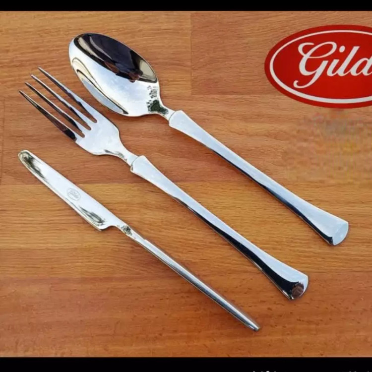 سرویس قاشق و چنگال 138 پارچه گیلدا GILDA مدل 216M با جعبه آلومینیومی