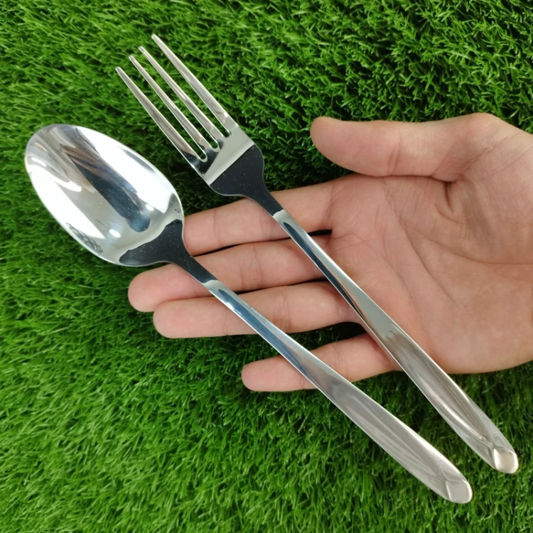 ست قاشق و چنگال استیل 12 پارچه گیلدا مدل پاپیون کد 1661 بسته 6+6 عددی با ارسال رایگان