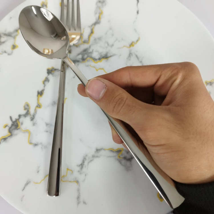 ست قاشق و چنگال 12 پارچه استیل برند کابان مدل شیکاگو