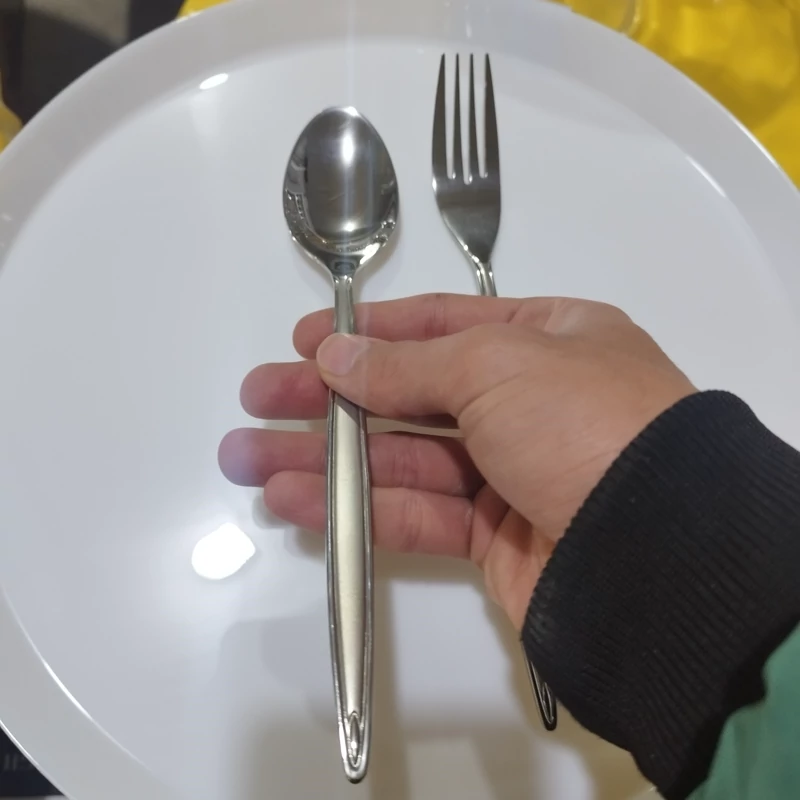 ست قاشق و چنگال استیل گیلدا مدل اشکی بسته 12 عددی