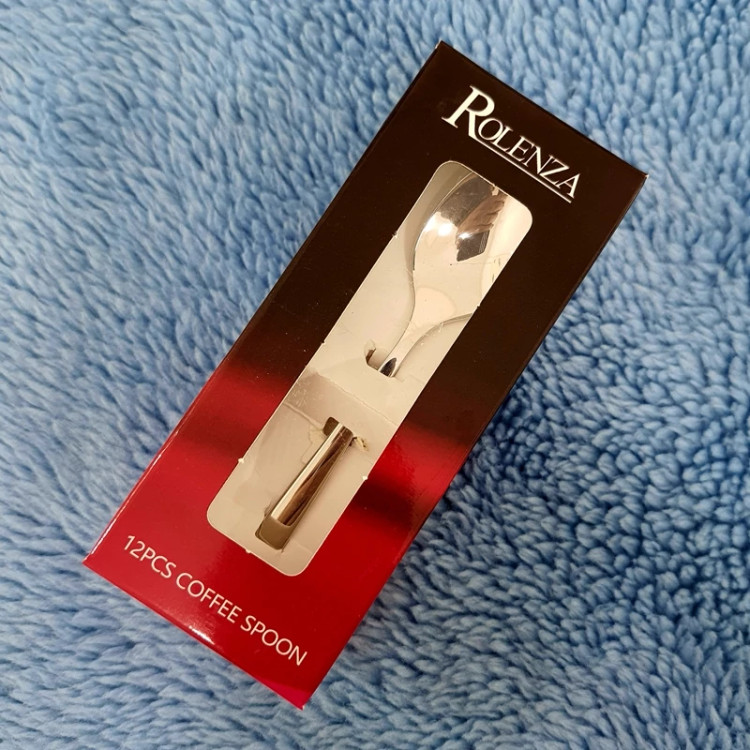 قاشق چای خوری استیل ضد زنگ رولنزا ROLENZA بسته 12 عددی کد 03