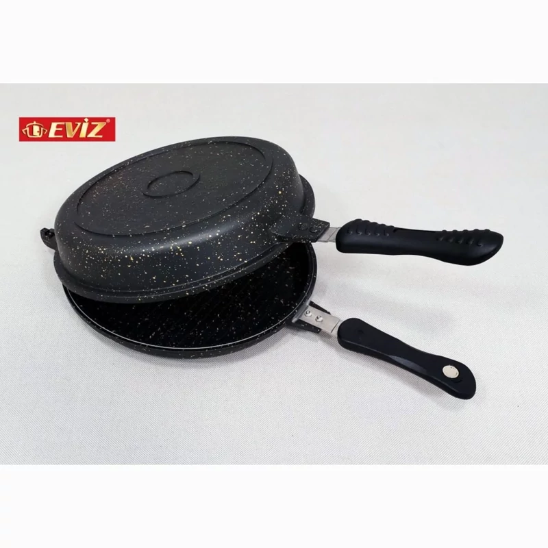 تابه رژیمی 32 سانت اویز گرد EVIZ مشکی ارسال رایگان