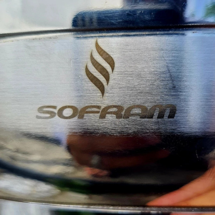 تابه استیل تکدسته درب دار سایز 26 سوفرام SOFRAM با ارسال رایگان