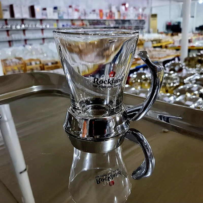فنجان انگاره دسته استیل راکلند کد 100P بسته 6 عددی با ارسال رایگان