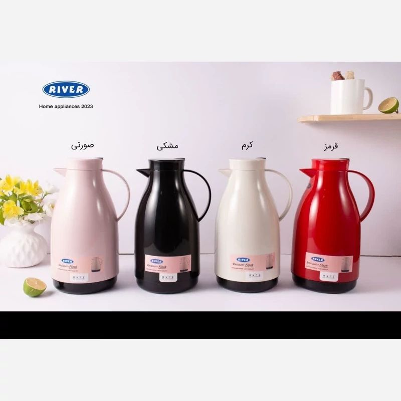 فلاسک شیشه دار 1.6 لیتر ملامینه ریور کد 8627 در4 رنگ با ارسال رایگان