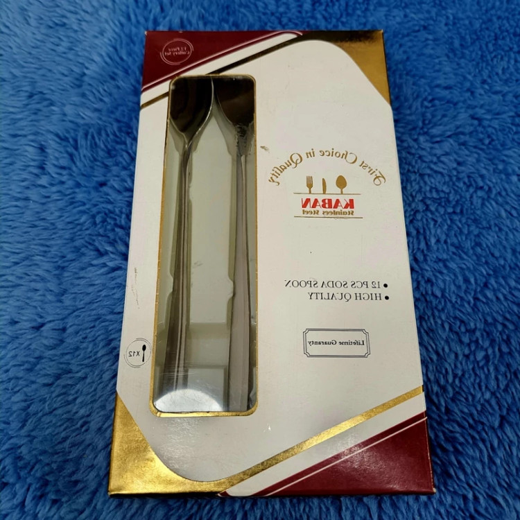 قاشق شربت کابان KABAN کد 019 ماینز بسته 12 عددی با ارسال رایگان