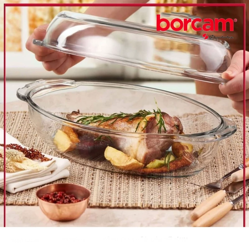 تابه دربدار بیضی بزرگ بورجام کد 59052 BORCAM ترکیه با ارسال رایگان