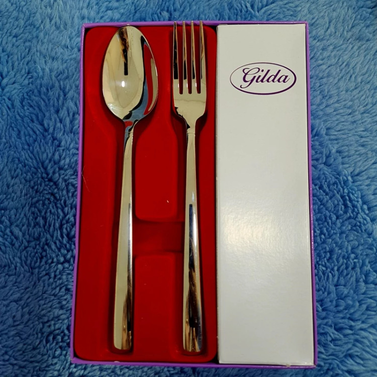 ست قاشق و چنگال استیل نگیر گیلدا طرح شیکاگو GILDA بسته 6+6 عددی با ارسال رایگان