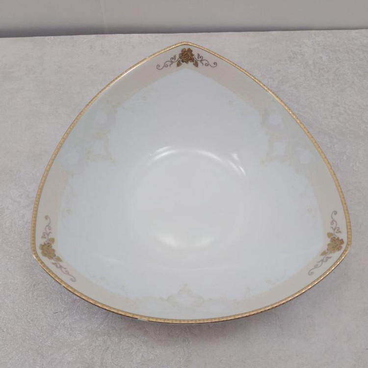 کاسه سالاد چینی پردیس طرح کاژین طلایی