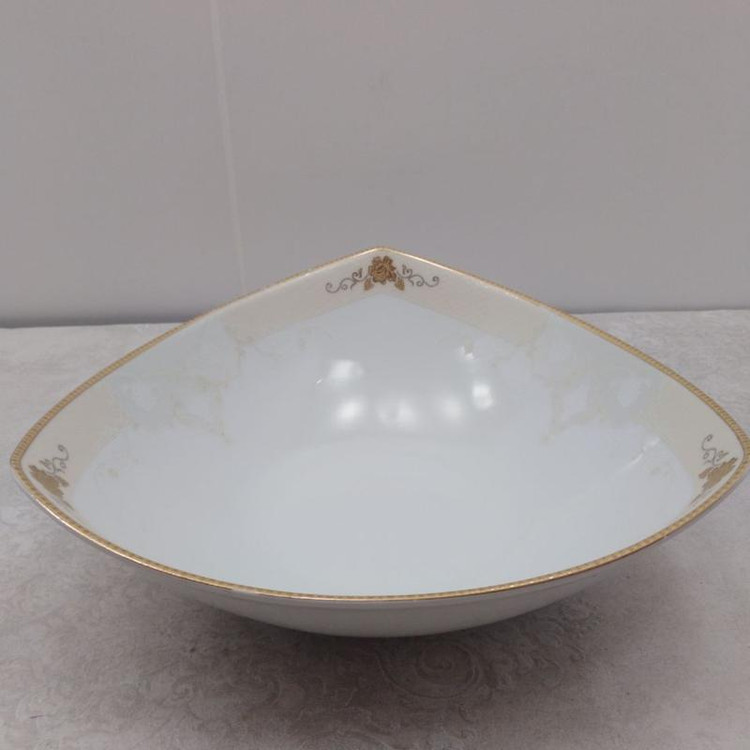 کاسه سالاد چینی پردیس طرح کاژین طلایی