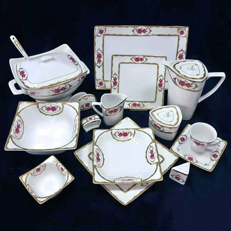 سرویس 101 پارچه چینی پردیس مدل ملانی ارسال رایگان