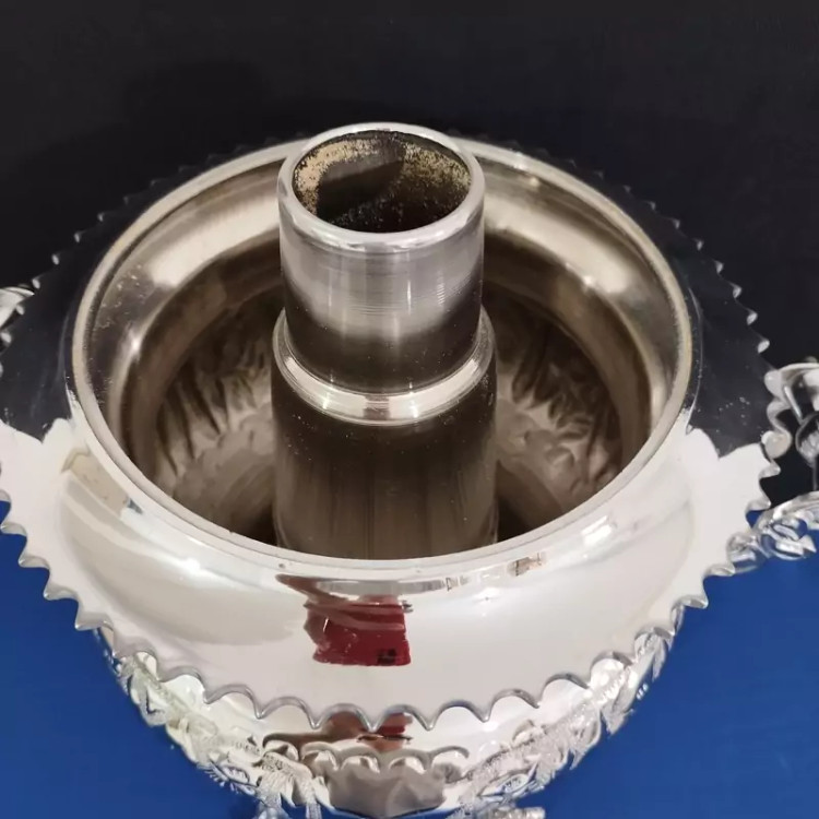 سماور 6 لیتر گازی گل سرخ مدل نرگس لبه دار قلم